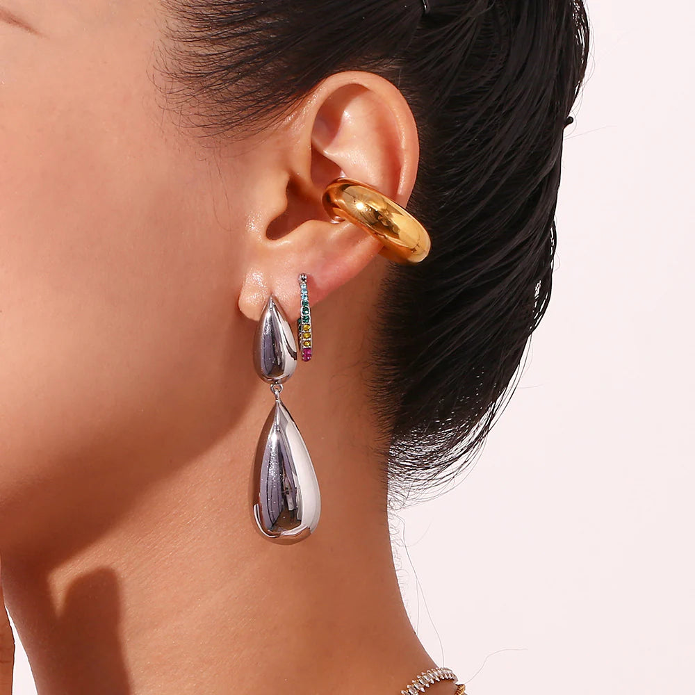 Double Teardrop Earrings