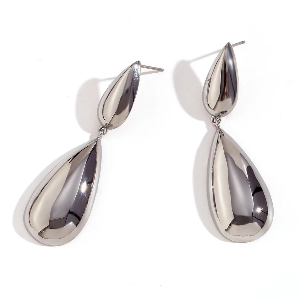 Double Teardrop Earrings