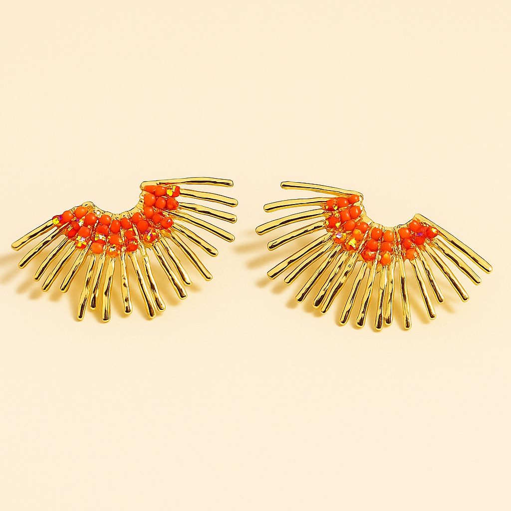 Fan Earrings