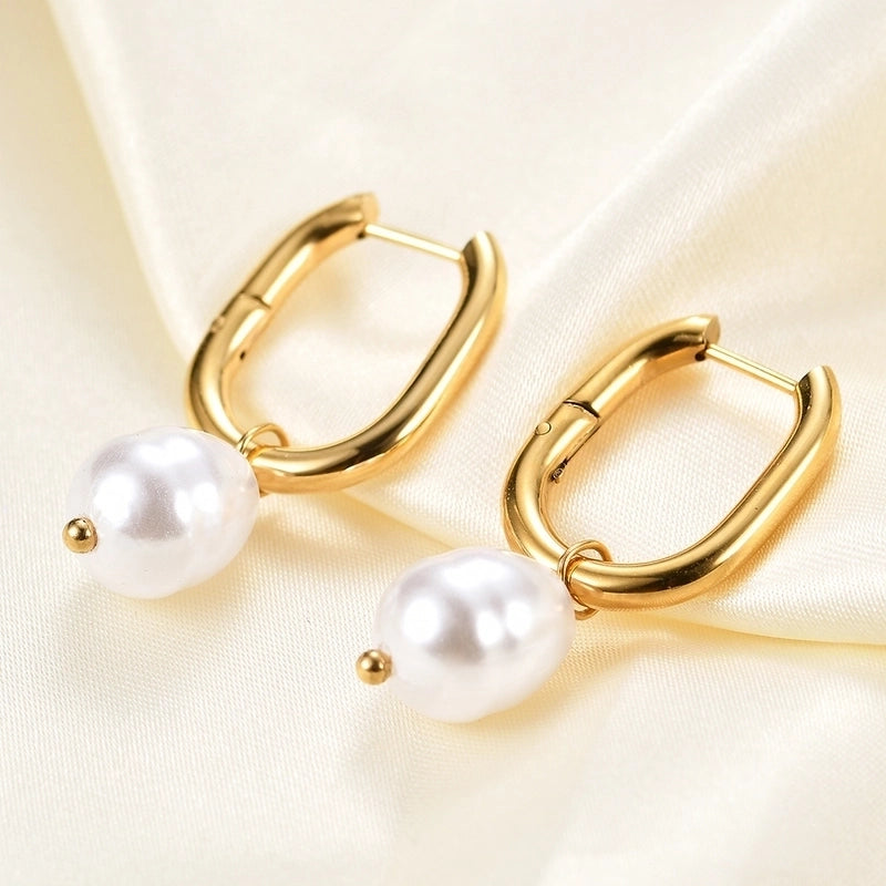 Pearl Hoops