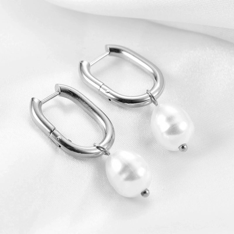 Pearl Hoops