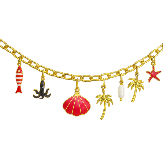 Marina Mini Charm Necklace