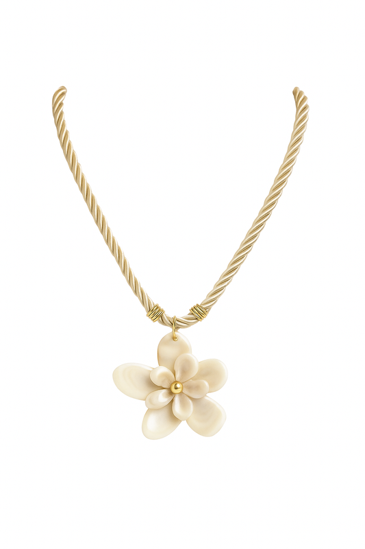 Flower Rope Necklace