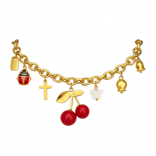 Cherry On Top Charm Necklace