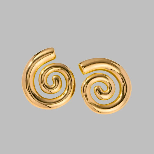 Chunky Swirl Earrings