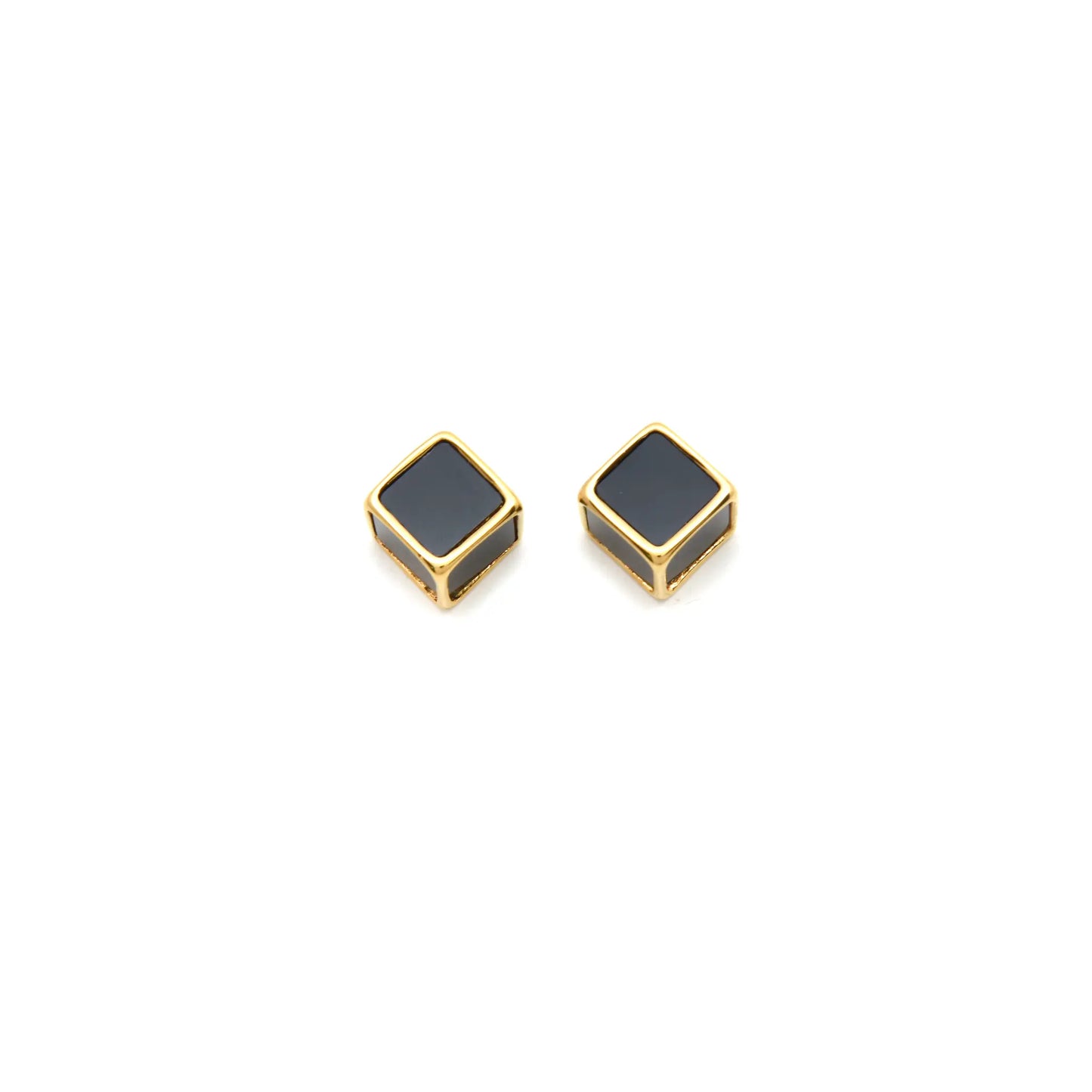 Black Dice Studs