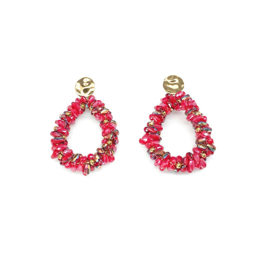 Coral Kiss Earrings