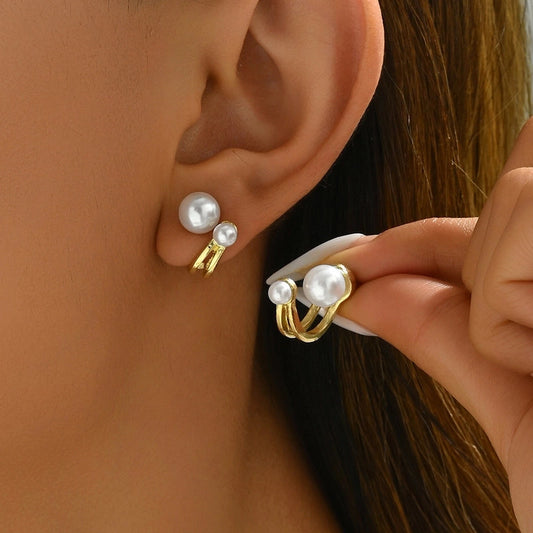 Rice Pearl Studs