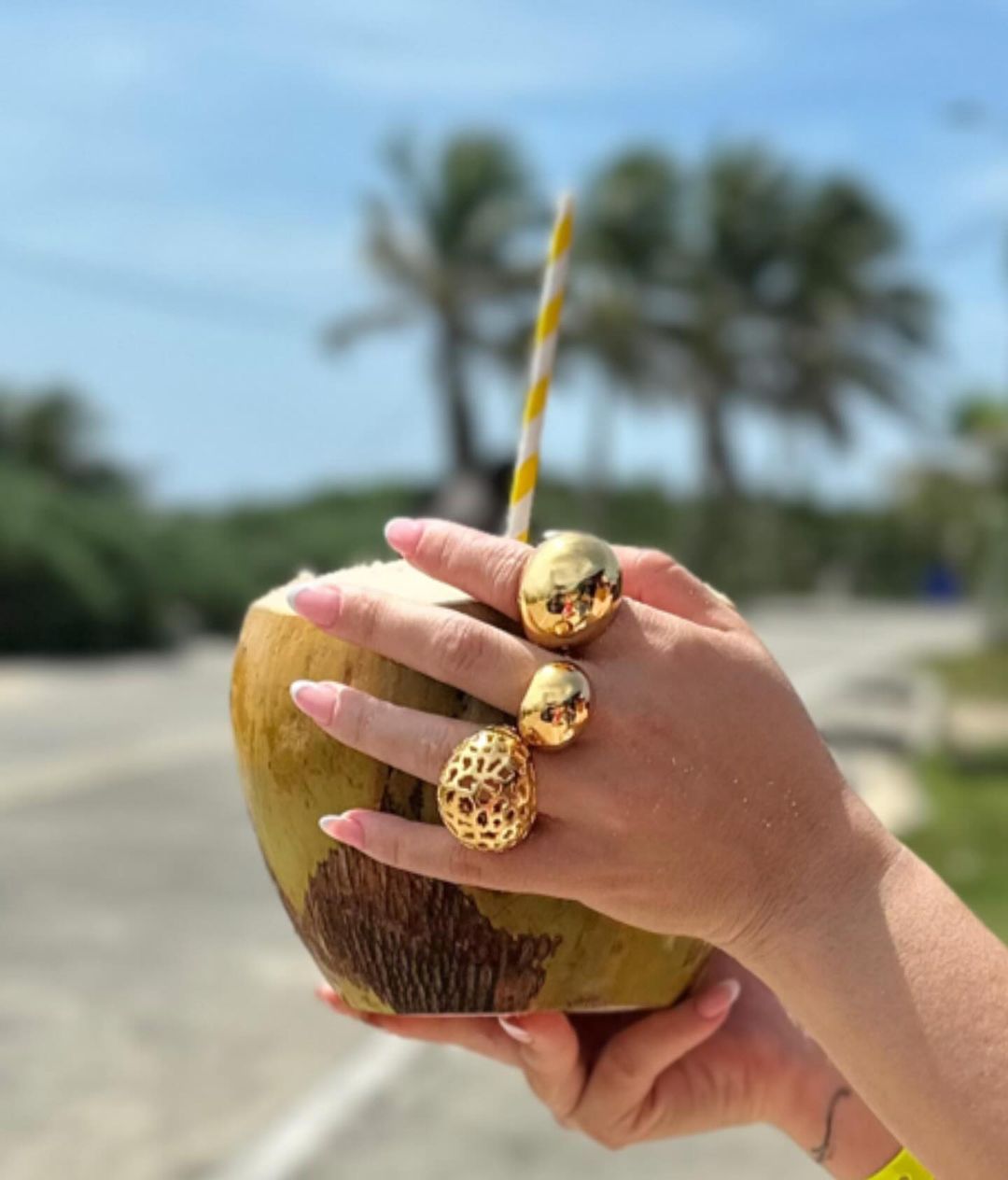 Gold Coconut Ring