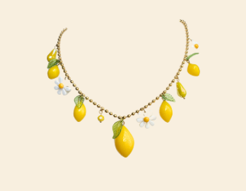 Limoncello Blooms Necklace