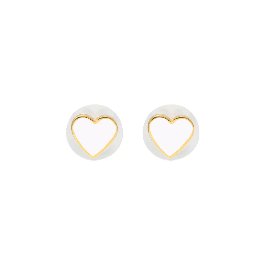 Mini Heart Studs