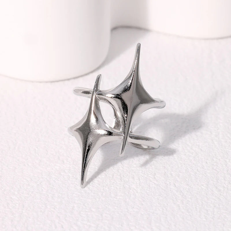 Classic Double Star Ring