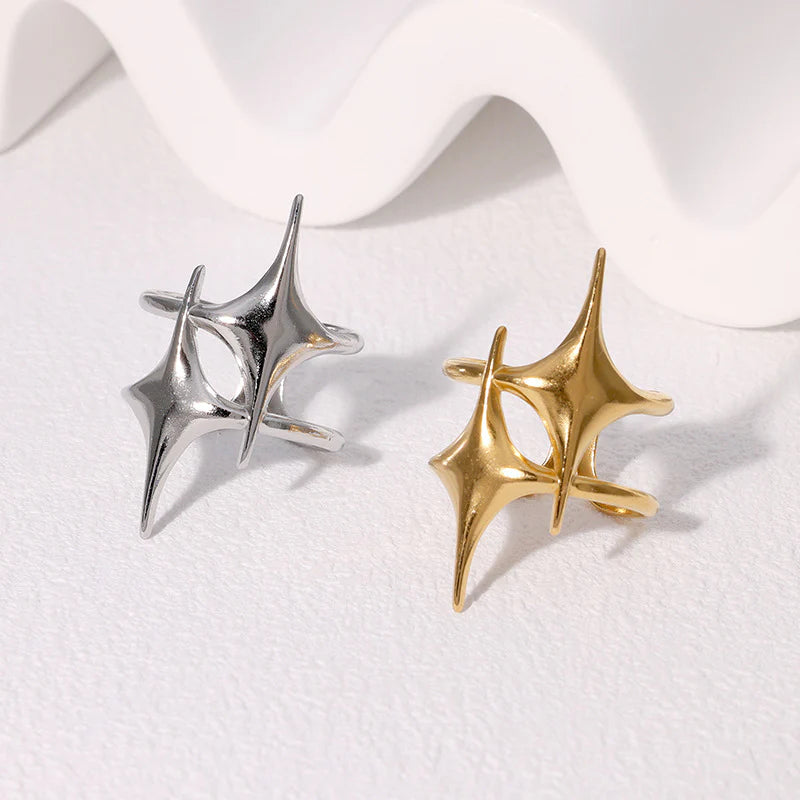 Classic Double Star Ring